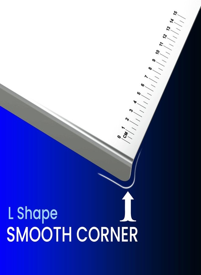 Filox Stainless Steel Kitchen Cutting Board | Large Rust-Free Chopping Board | Multipurpose Food Prep with Counter Top Board for Vegetables, Fruits & Meat | Easy to Cleanc - 41L × 31W cm - Image 3